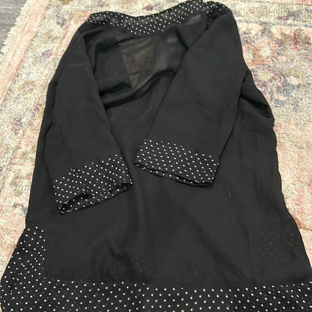 NWOT Black Swim Coverup size Small - Picture 4 of 5
